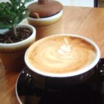 A 'Flat White' Coffee, 5 Senses Coffee Beans